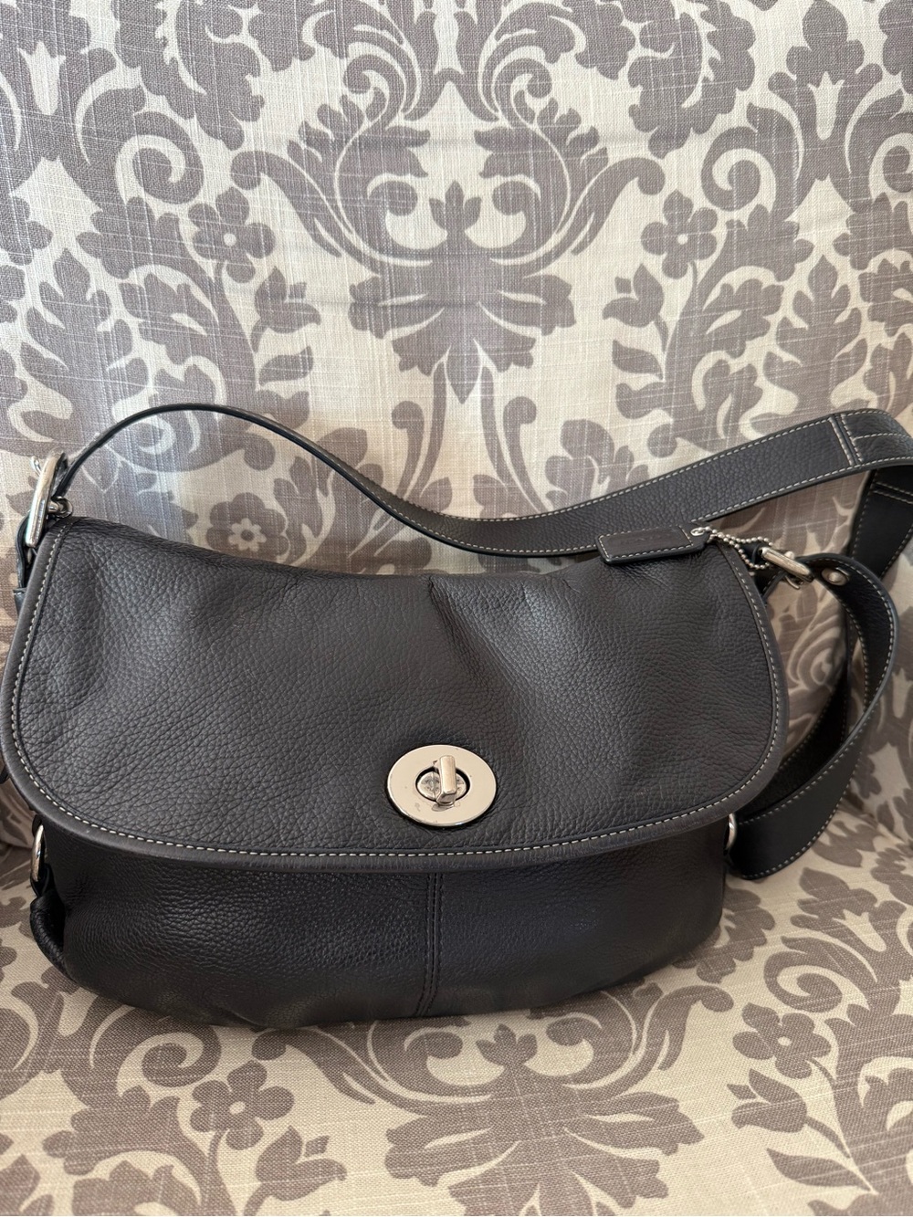 Coach Legacy SoHo Black Leather Shoulder Bag